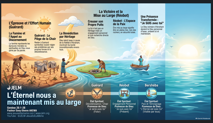 L'Eternel nous a maintenant mis au large