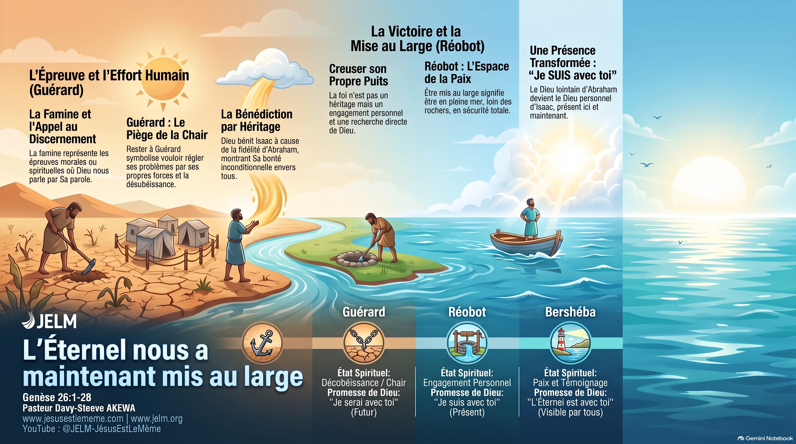 [Boite à outils] - L'Eternel nous a maintenant mis au large